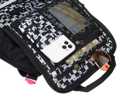 Plecak tekstylny LULUCASTAGNETTE NANO NOIR/BLACK