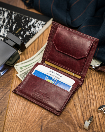 Leather wallet Always Wild N20197-VTK-D