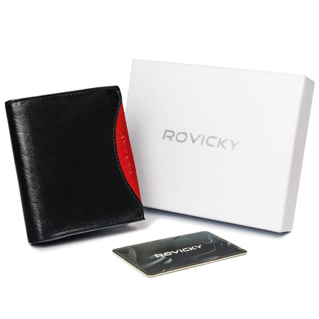 ROVICKY 1520-03-BOR RFID leather wallet