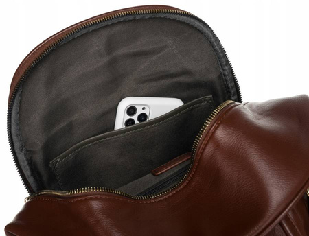 Plecak ze skóry eko DAVID JONES 6856-2