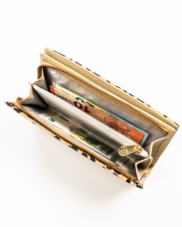 Portfel damski skóra+PU PTN PS1431-PDS Gold