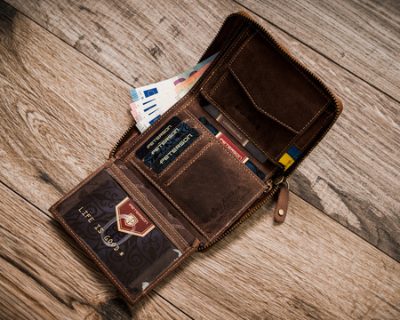 Peterson PTN 340-P-UP UA men's leather wallet