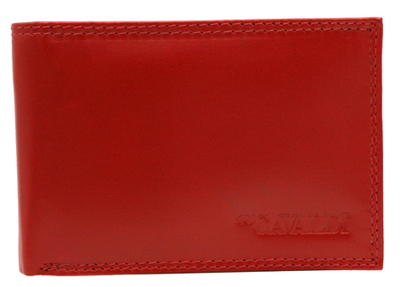Portfel skórzany CW1017-LGV Red