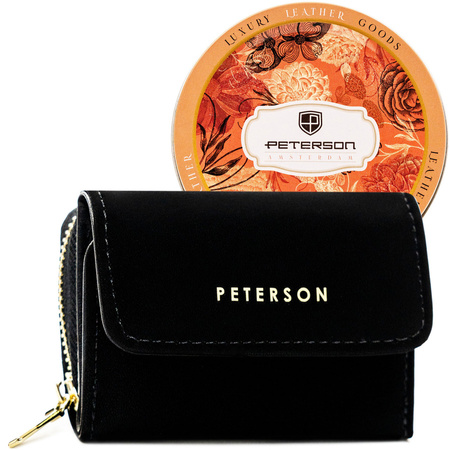Portfel damski eko w puszce PTN 011-WEI-PUS Black