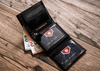 Leather Wallet PTN 339A-5873 Black