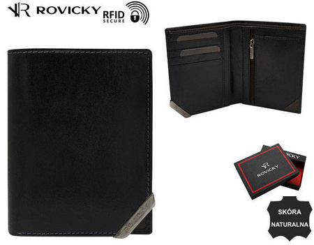 ROVICKY RFID leather wallet N484-RVTM-GN