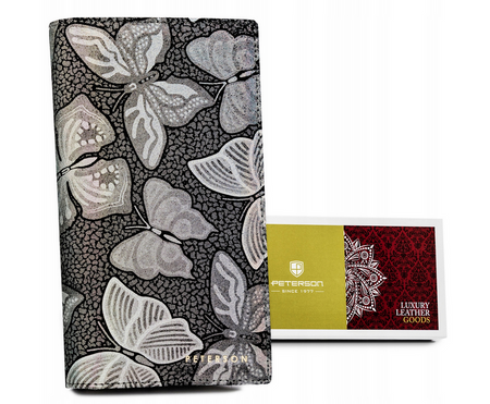 Portfel skórzany RFID PETERSON PTN 421431-ONBF