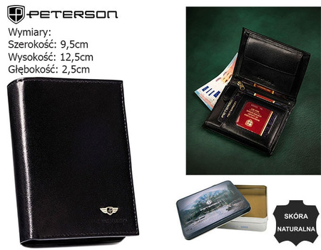 PETERSON PTN 317-P RFID leather wallet