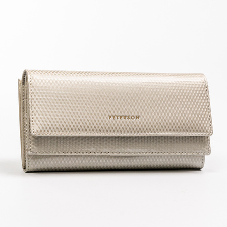 Leather wallet RFID PETERSON PTN 421028-SBR