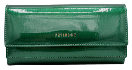 Portfel damski skórzany PTN 421028-SH Green