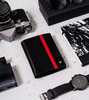 Portfel męski skórzany N62-RVTP-3050 Black-Red