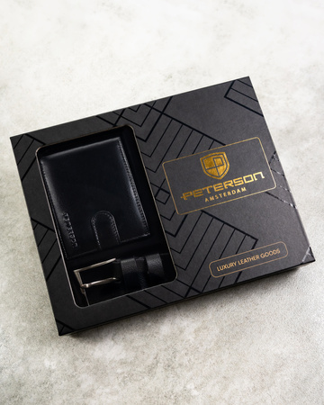 Zestaw portel+pasek PTN N992L-NGV-BW Black