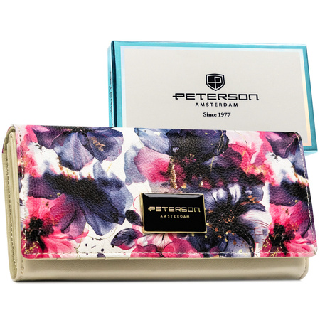 Portfel skóra + PU PTN PX22-PF1 Rose