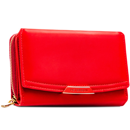 Portfel damski skórzany PTN 76112-BFBC Red