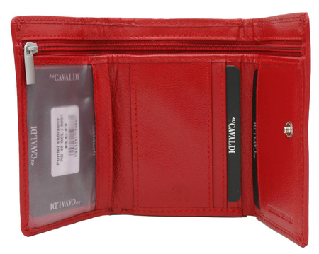 Portfel skórzany RD-43-GCL RED