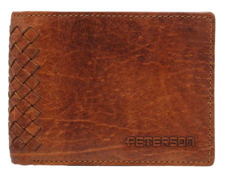 Porfel męski skórzany PTN WM1-VLCN Cognac