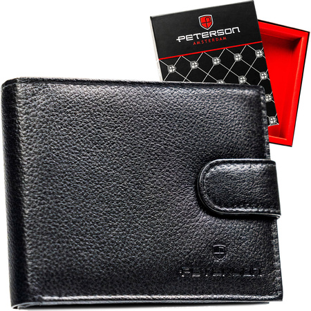 Portfel męski skórzany PTN N992L-SPDM Black