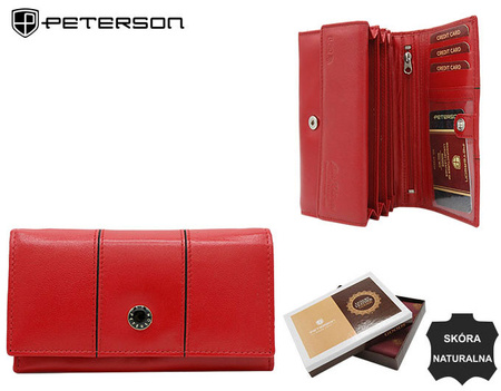 PETERSON PTN RD-08-GCL-S RFID leather wallet