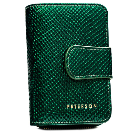 Portfel damski skórzany PTN 425214-DSL Green