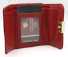 Portfel damski skórzany PTN 55287-NBF Red-Black