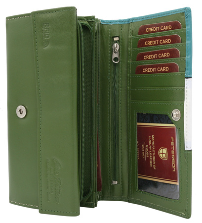 PETERSON PTN RD-12-GCL-S RFID leather wallet
