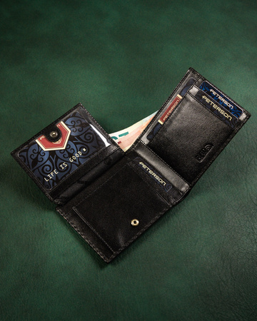 PTN N79-CA Leather Wallet Black