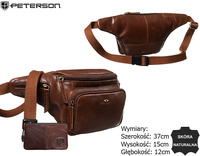 Torba skórzana + Etui PTN BP001-TUM Brown