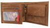 Leather wallet & key ring gift set PETERSON PTN SET-M-N994-CHM