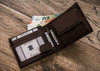 Portfel skórzany męski z wizerunkiem psa RFID N992-CHM-DOG-1 Brown