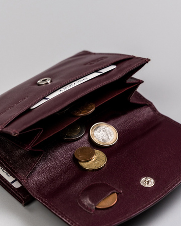 Portfel damski skórzany R-RD-40-GCL Plum