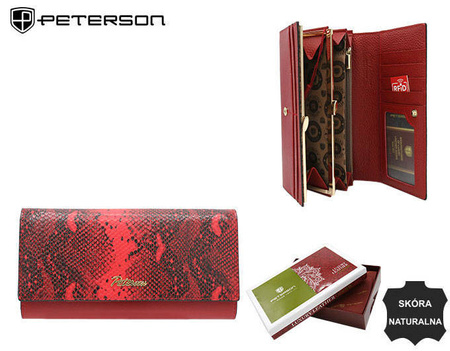 PTN leather wallet SM-467 Red