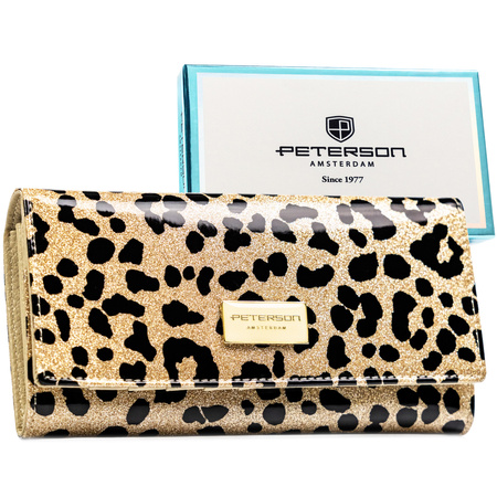 Portfel damski skóra+PU PTN PS401-PDS Gold