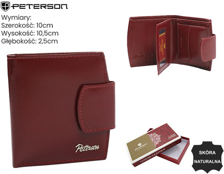 Portfel damski PTN RD-314-NGV-M Burgund