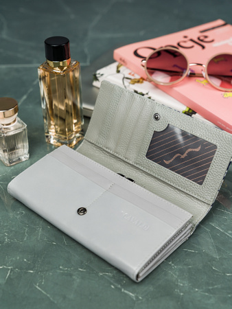 Portfel damski skórzany+ PU PN24-FL-BL Purple