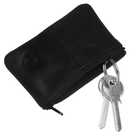 Skórzane etui na klucze PTN BKC-001-TUM Black