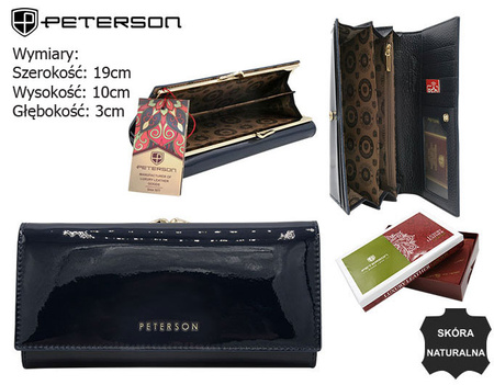 PETERSON PTN BC-721 RFID leather wallet