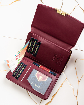 Portfel damski eko PTN 001-THU Bordo