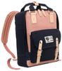 Plecak z poliestru PETERSON PTN 2023-7 Navy+Pink
