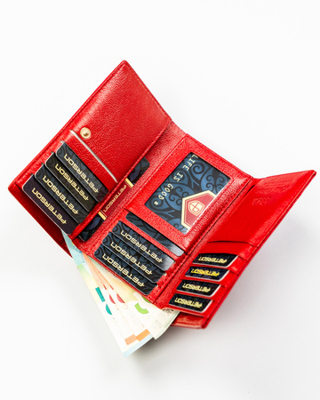 Portfel damski PTN PTN PS108-MLF Red