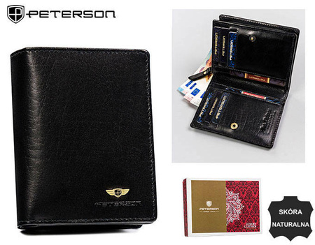 Women's Leather Wallet PTN 2549-BO Black