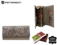 Portfel skórzany PTN SM-467 Grey