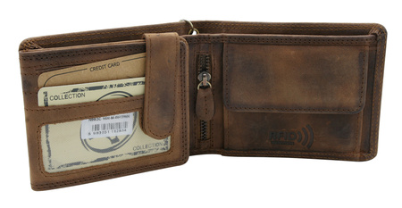 Portfel skórzany N992C-VIN-C Brown