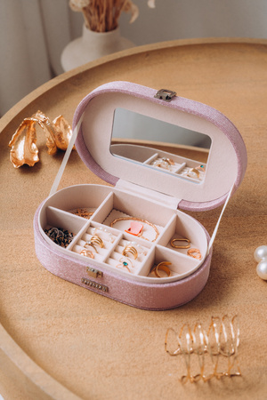 Szkatułka na biżuterię PTN SZK-12 Pink