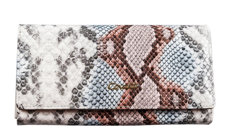 Portfel damski skóra + PU PX-24-DNH-BL Black