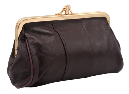 Portmonetka skórzana K09 D.Brown