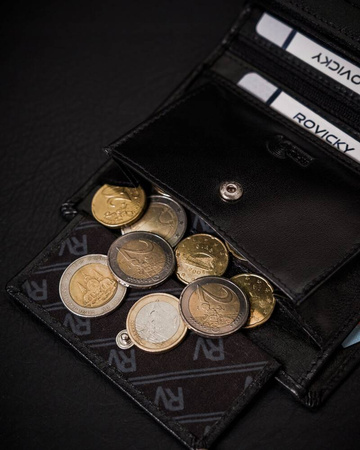 Leather Wallet RV-7680277-BCA Black