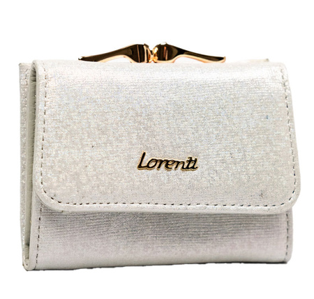 Portfel damski skórzany 55287-BRS Silver