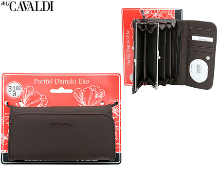 Portfel damski PU K-PAL-1B Brown