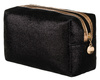 A glittering single-compartment travel vanity bag PTN KOS-L02-B Black Peterson