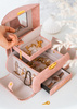 Pink Jewelry Box with Flower Decoration Peterson PTN SZK-01